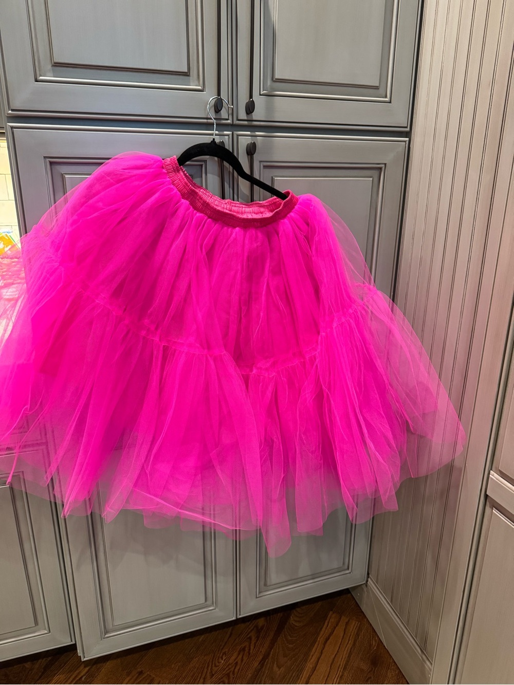 Bright Hot Pink Tulle Maxi Skirt- perfect for concert or costume